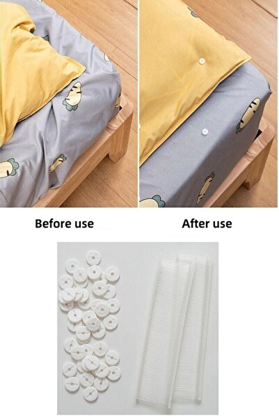 RELATOS Yorgan Kılıfı Sabitleme Nevresim Klips Takımı Pulları Ve Kılçıkları Y...