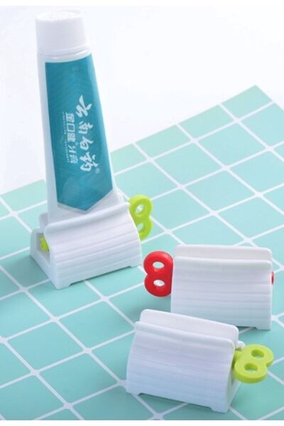 RELATOS Çevirmeli Diş Macun Sıkacağı 1 Adet Diş Macun Krem Vs Tüp Krem Sıkma Aparatı