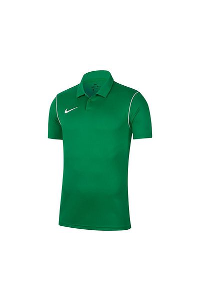 Nike Green Men's Football Polo T-Shirt - Dri-Fit Park BV6879-302