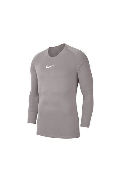 Nike Γκρι ανδρικό μπλουζάκι ποδοσφαίρου - μακρύ μανίκι, μπλουζάκι πάρκου AV2609-057