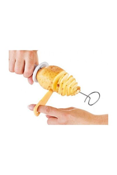RELATOS 4 Çubuk Hediyeli Spiral Patates Dilimleyici Aparat Çubukta Patates Cips Yapma