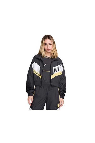 Nike W Nsw Jkt Wvn Street Sw HF5956-070 Μαύρο γυναικείο casual μπουφάν