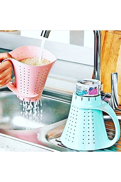 Genel Markalar Pirinç Bakliyat Yıkama Süzgeci Sürahi Şeklinde Kulplu Pratik S...
