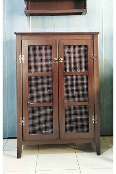 VİLLAÇAM AHŞAP Telli dolap kahverengi tel dolap