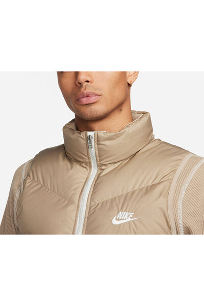Nike Erkek Su Tutmaz Yelek M Nk Sf Wr Pl-Fld Vest FB8193-247 Krem