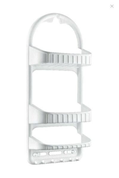 RELATOS Vantuzlu Plastik Banyo Askılığı Şampuanlık Düz Banyo Askılığı Lif Duş Jeli Şampuan Asma Aparatı