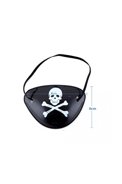 RELATOS Plastik Korsan Göz Bandı Oyuncak Göz Kapatıcı Plastik Lastikli
