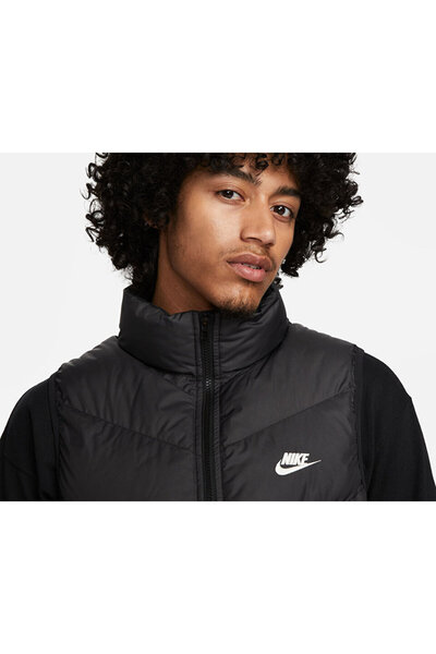 Nike Erkek Su Tutmaz Yelek M Nk Sf Wr Pl-Fld Vest FB8193-010 Siyah