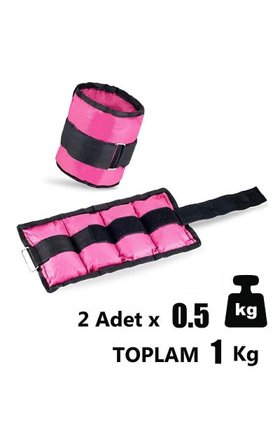 Spor Byfit 0.5 Kg X 2 Pcs Pink Hand Or Ankle Weight For Kids