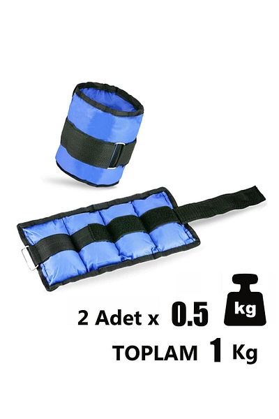 Spor Byfit 0.5 Kg X 2 Pcs Blue Hand Or Ankle Weight For Kids