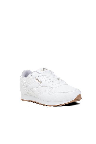 RUNSTEP Ανδρικά γυναικεία λευκά κρεπ αθλητικά παπούτσια με κορδόνια που αναπνέουν