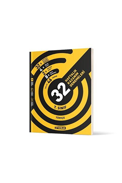 İndeks Akademi Yayıncılık 7. Sınıf Türkçe 32 Haflık Kazanım Denemeleri Hız Ya...