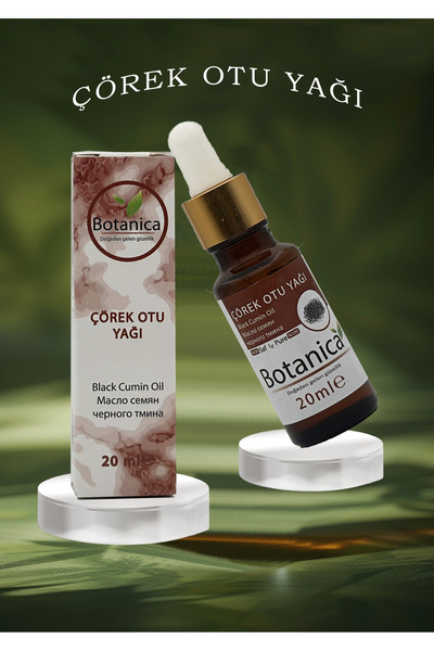 botanica 100% Pure Cold Pressed Black Cumin Seed Oil 20 ml - Strengthening Ag...