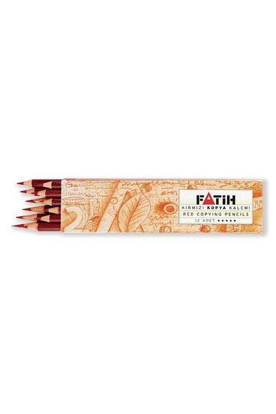 Fatih Copy Pen Red 12 Li Fa25020clkı (1 Pack 12 Pieces)