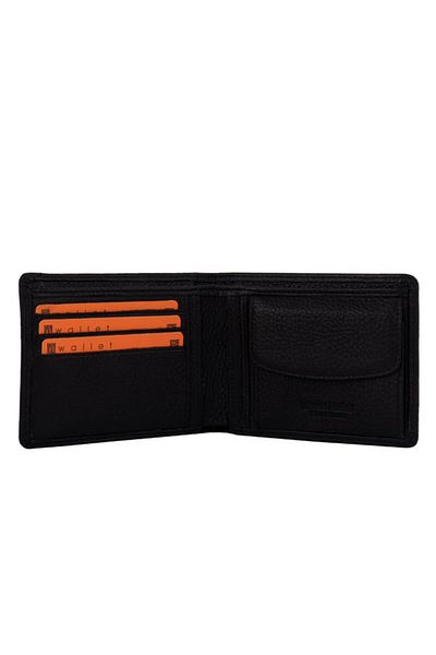 Minbag Black Sumer Leather Wallet