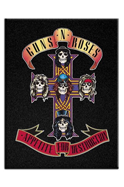 Genel Markalar Guns N Roses Appetite For Destruction Albüm Arma Sırt Peç Back...