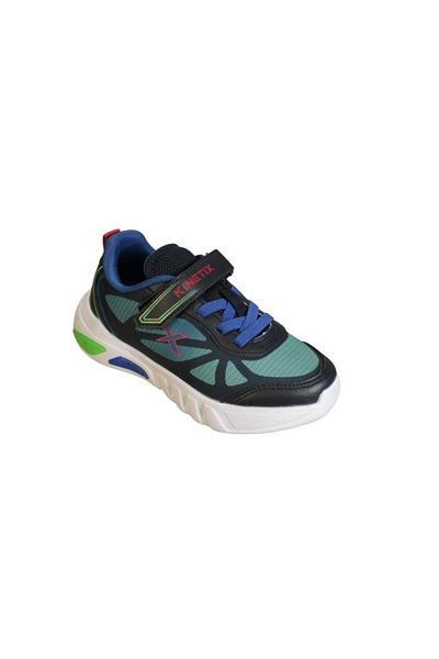 Kinetix KINETIX Boys' Lighted Velcro Sneakers - Black Navy Blue, Comfortable Sole, 26-30 Model