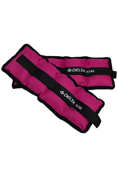 Delta 0.5 Kg x 2 Pieces Total 1 Kg Hand Foot Wrist Muscle Strengthener Weight Set Sand Weight Bag
