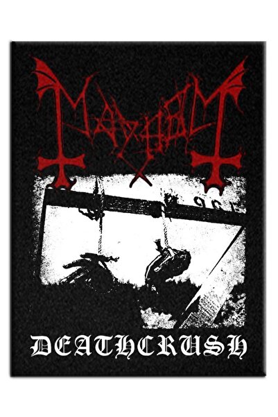 Beam Dijital Mayhem Deathcrush Albüm Arma Sırt Peç Back Patch Yama