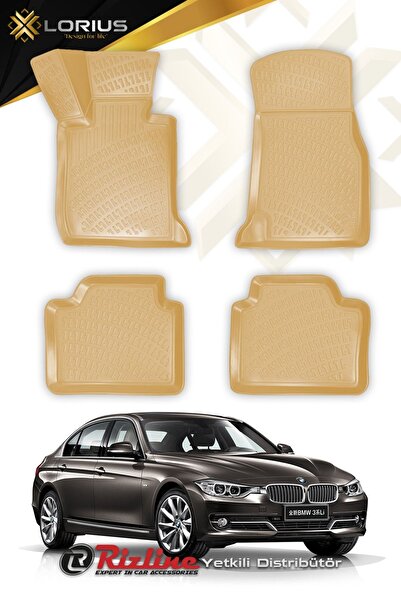 Rizline Bmw 3 Serisi F30 2012 Sonrası Bej 3d Havuzlu Paspas