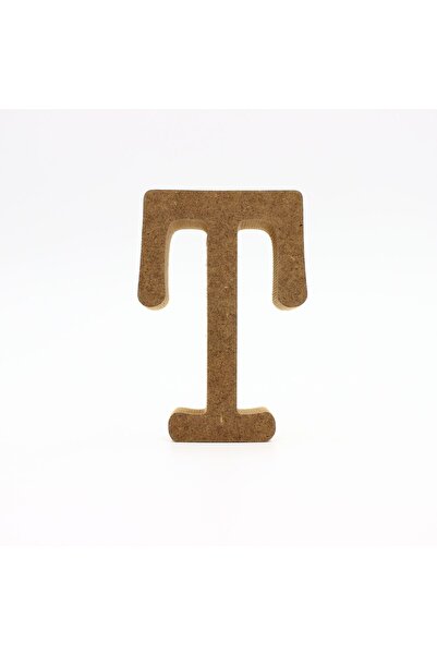 na neşeli ahşap HRFT10 10 Cm Ahşap T Harfi Dik Durabilr Harf Seçimli Özel Gün...