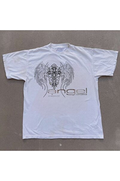 MAYDAY CULTURE Λευκό φούτερ Unisex Oversize Dtf με στάμπα