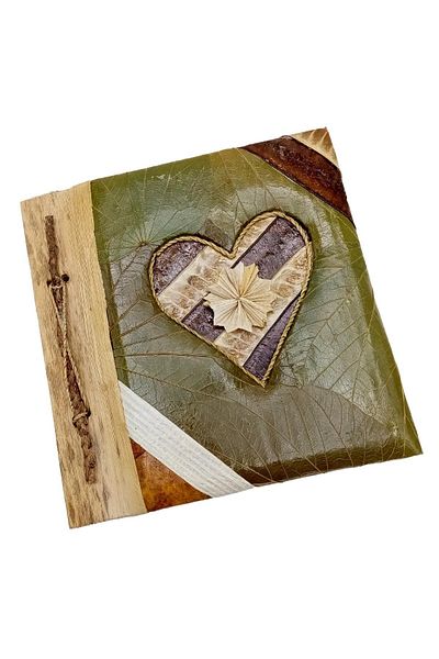 Dünyadan Hediyeler 19 Cm Papyrus Leaf Photo Album