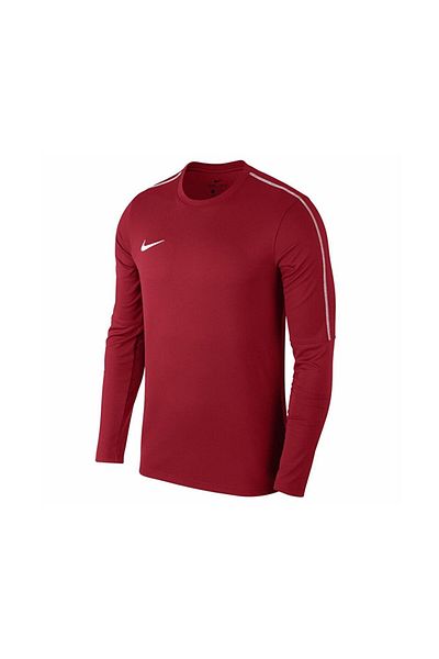 Nike Ανδρικό μπλουζάκι ποδοσφαίρου μακρυμάνικο - M Nk Dry Park18 Crew Top AA2088-657 Κόκκινο