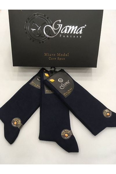Gama Çorap 3 τεμάχια Micro Modal 100% φυσικό νάιλον χωρίς μονόχρωμες χοντρές χειμερινές ανδρικές κάλτσες