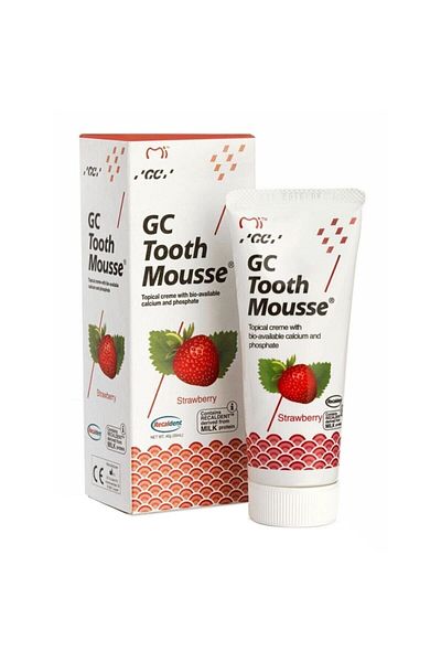 Napure Gc Tooth Mousse Dental Enamel Protective Care Cream Paste Strawberry 40 Gr