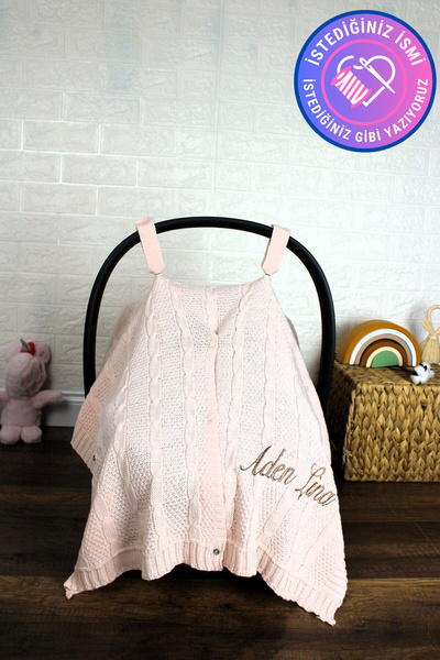 tinykiddesign Bebek Puset Örtüsü Triko Örgülü Battaniye Bebek Hediyesi Istedi...
