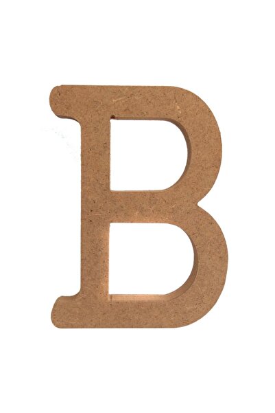 na neşeli ahşap HRFB10 10 Cm Ahşap B Harf Dik Durabilr Harf Seçimli Özel Gün ...