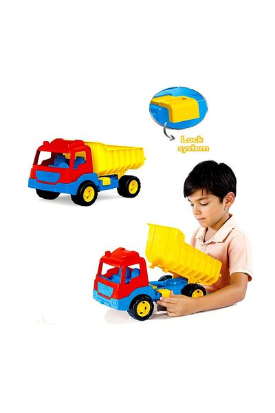 SAZE 7123 Dump Truck 38 Cm Suitable for Children 24 Months and Above