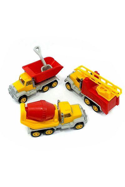 SAZE 3-Piece Construction Set Vehicles Multicolored Elsa Age 3+