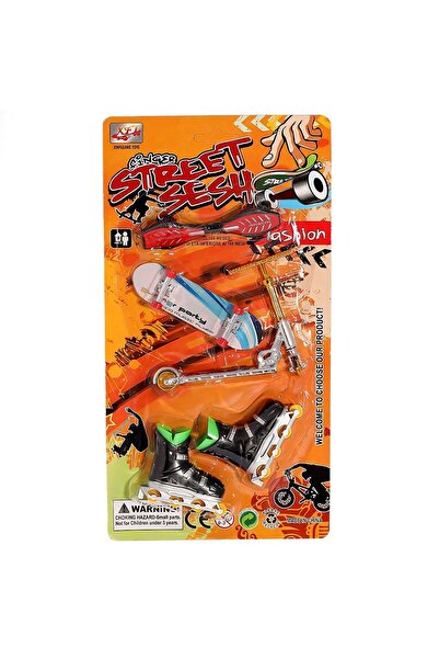 SAZE Kzl-012-a7 Kartela Kaykay Paten Scooter Oyun Seti Mınık Kaykay Paten Sco...