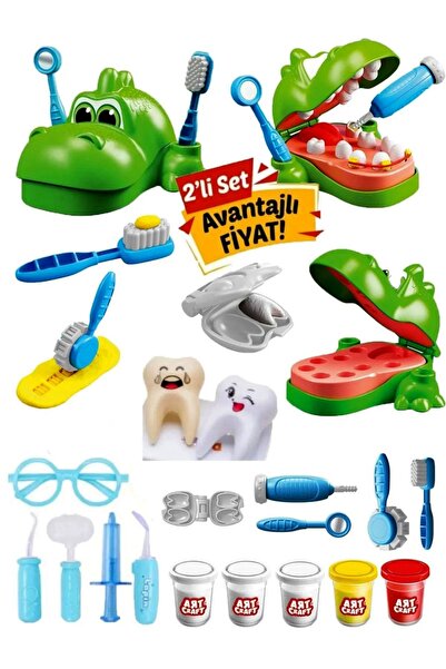 SAZE 03677 Dişçi Hamur Seti + Kartela Erkek Diş Doktoru 10 Aksesuar yer almak...
