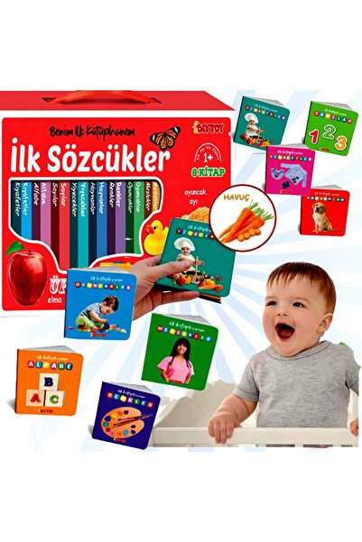 gacha life İlk BEBEK Kütüphanem-İlk Sözcükler 8'Li Mini Kitap Seti
