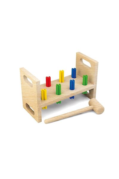 SAZE Wooden Baby Knock Knock Game