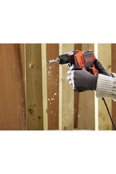 Black&Decker Black Decker Beh710 710watt 13 Mm Darbeli Matkap, Çok Renkli