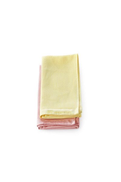 Tupperware Eco-Friendly Microfiber Glass Cloth 2 Pack Esc