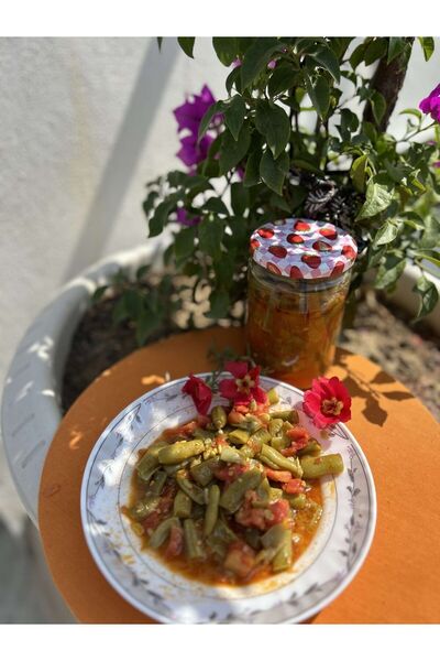 Aydın Enginar Köy Ürünleri 660 cc Cam Kavanozda Ayşe Kadın Fasülye Konservesi