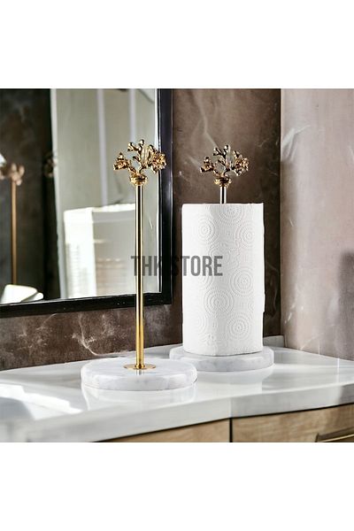 THK STORE Marble Paper Towel Holder