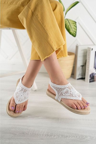 LUCKY COLLECTİON Flip-Flops Patterned Comfortable Summers Home and Outside Sandals