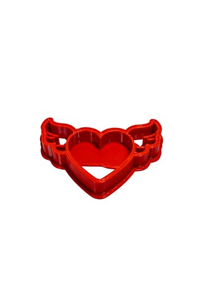 Tesseract Heart Dough Shaper - Angel Wings