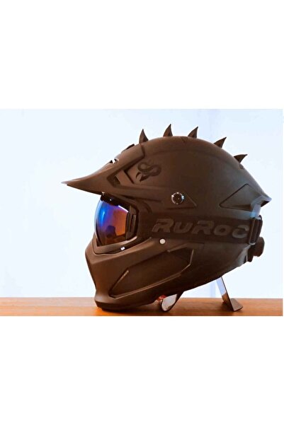 Mottowin Kask Sivri Uçlar - Dikenli Görünüm Aparat Motorsiklet Kask Süsü Akse...