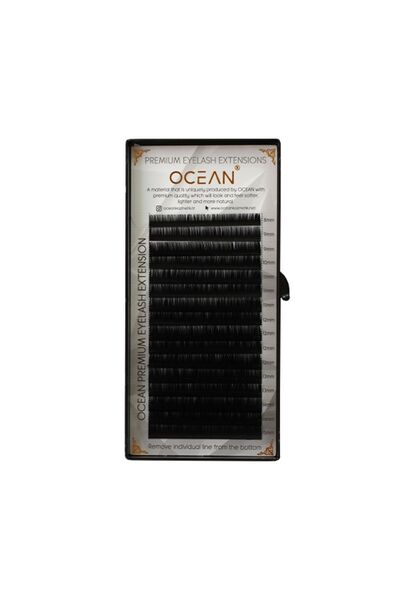 Ocean Doğal İpek Kirpik (Black MİX Natural Eyelash) 0.10C