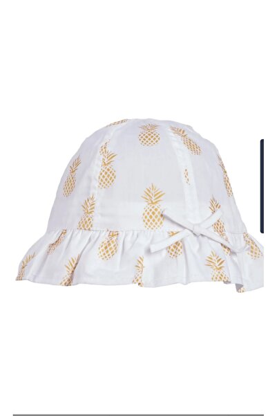 Kitti 2-5 Years Old Girl Pineapple Patterned Hat - Head Circumference 44-50 Cm