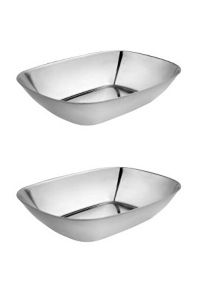 Kitchen Design Lab Paslanmaz Çelik Kayık Tabak Kase - Çerezlik, Meze Ve Salat...