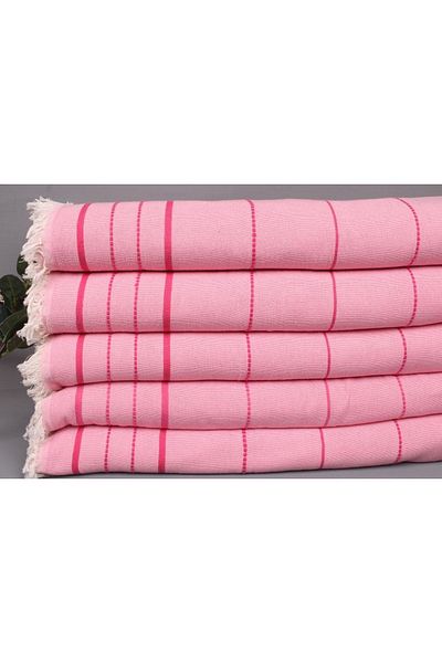 Kayra Export بيكيه وردي 200x250 سم 100% غطاء قطن بيكيه منسوج متوسط السُمك