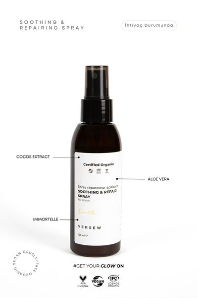 VERSEW Organik Yatıştırıcı ve Onarıcı Sprey 125ml